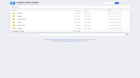 GaMerZ File Explorer - Screenshot #1